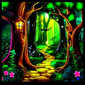 Enchanted Forest Scene Png 71 PNG image