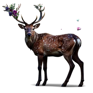 Enchanted Forest Stag Png 06292024 PNG image