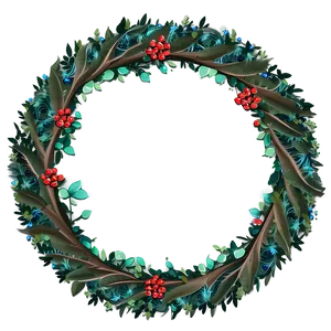 Enchanted Forest Wreath PNG 05242024