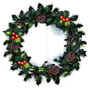 Enchanted Forest Wreath PNG 90