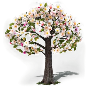 Enchanted Garden Flower Tree Png 06282024 PNG image