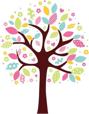 Enchanted Garden Whimsical Tree PNG image