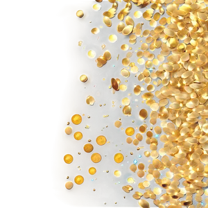 Enchanted Golden Confetti Png 45 PNG image