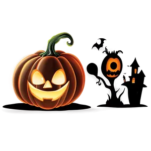 Enchanted Halloween Cartoon Night PNG 06252024 PNG