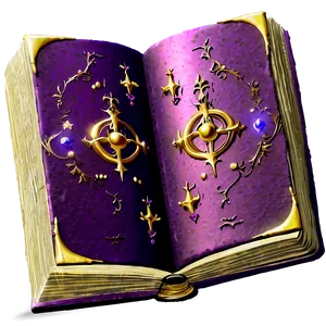 Enchanted Magical Spellbook PNG Niy59