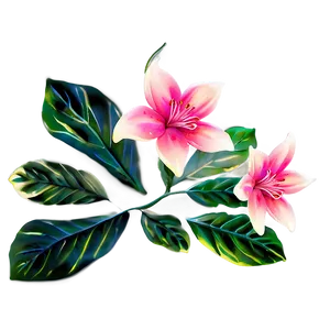 Enchanted Pink Flower PNG Tse