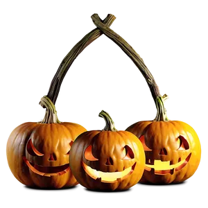 Enchanted Pumpkin Face PNG Squ57 PNG