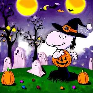 Enchanted Snoopy Halloween Png 06122024 PNG image