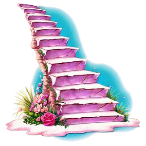 Enchanted Stairway To Heaven Png Hah PNG image