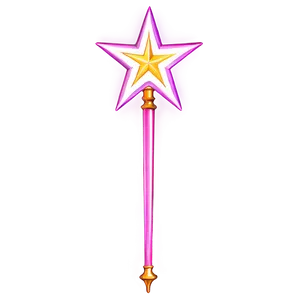 Enchanted Star Wand Png 06132024 PNG image