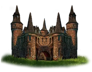 Enchanted Stone Castle Night