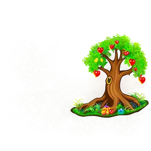 Enchanted Tree Design PNG Bar29
