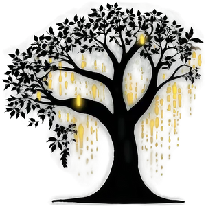 Enchanted Tree Silhouette Png Oce PNG image