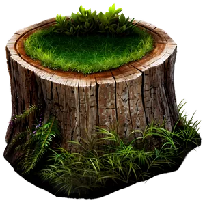 Enchanted Tree Stump PNG Cwq