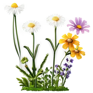 Enchanted Wildflower Garden PNG Ywf PNG