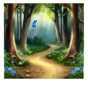 Enchanted Woodland Path PNG Wpi PNG