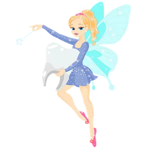 Enchanting Blue Fairywith Wand