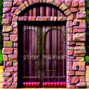 Enchanting Castle Door PNG Onn50 PNG