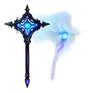 Enchanting Dark Magic Wand Png 62 PNG image