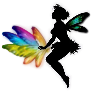 Enchanting Fairy Silhouette PNG 05212024