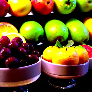Enchanting Fruit Display PNG Nnb PNG
