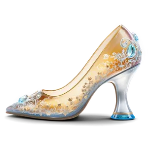 Enchanting Glass Cinderella Heel PNG 6 PNG