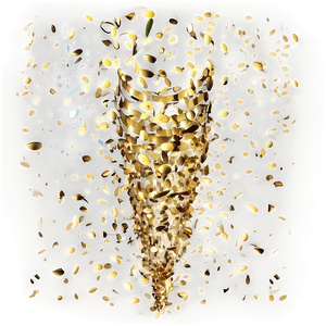 Enchanting Gold Confetti PNG 05252024 PNG