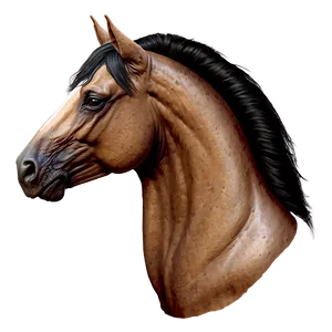 Enchanting Horse Head Artwork PNG 06122024