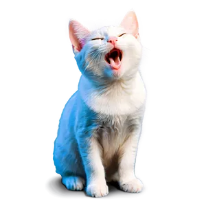 Enchanting Kitty Yawn PNG Aap5 PNG