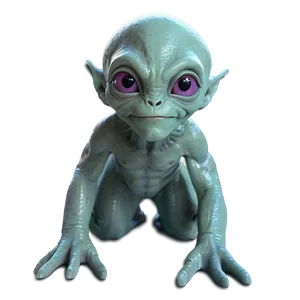 Enchanting Little Alien PNG 06292024 PNG