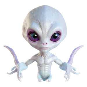Enchanting Little Alien PNG Hel22 PNG