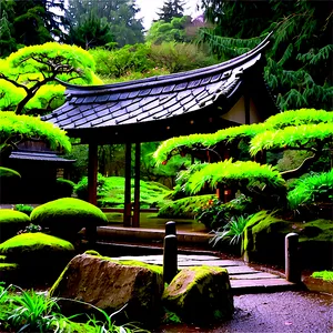 Enchanting Portland Japanese Garden Png 06292024 PNG image