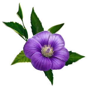 Enchanting Purple Flower PNG Cno