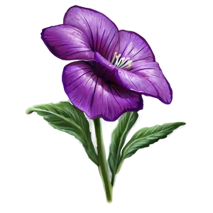 Enchanting Purple Flower PNG Fpn33