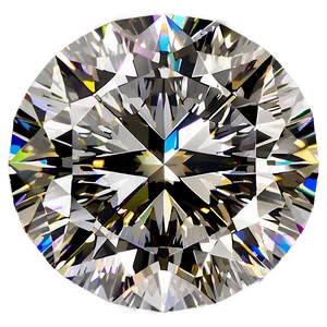 Enchanting Round Diamond PNG Lal8 PNG
