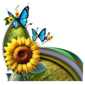 Enchanting Sunflower Image Png 48 PNG image