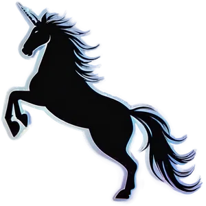 Enchanting Unicorn Silhouette PNG 06282024
