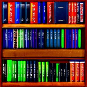 Encyclopedias On Shelf PNG Ukf PNG