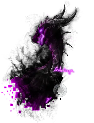 Ender_ Dragon_ Artistic_ Render PNG image