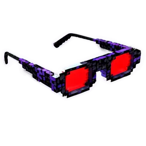 Ender Dragon Minecraft Glasses Png 86 PNG image