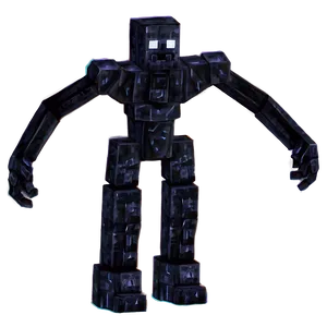 Enderman And Iron Golem Peace PNG Sys96 PNG