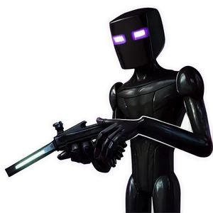 Enderman Character Art PNG 44