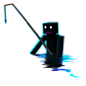 Enderman Fishing In Ocean PNG 17 PNG