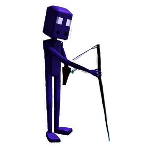 Enderman Fishing In Ocean PNG Rpn25 PNG