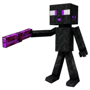 Enderman In Battle With Player PNG 30 PNG
