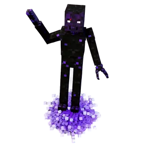 Enderman In Purple Particles PNG Chd63 PNG
