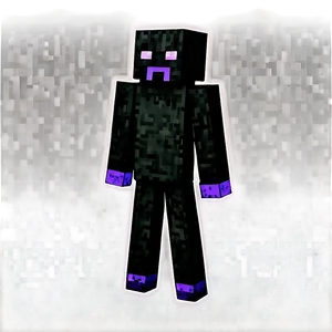 Enderman Minecraft Game PNG Tid