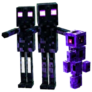 Enderman With Potion Effects PNG Lqb PNG