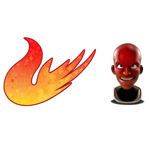 Energetic Fire Emoji Png 6 PNG image