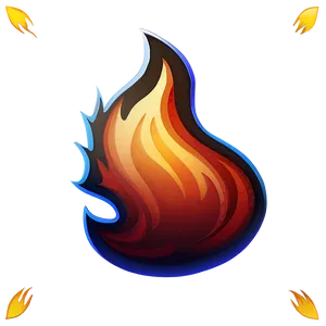 Energetic Fire Emoji Png Gbe56 PNG image
